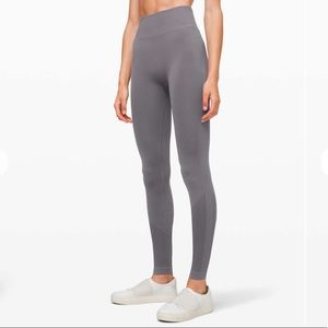 Lululemon ebb to street tight seamless titanium